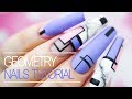 How To Do Easy Geometric Gel Nail Design - Step by Step Tutorial