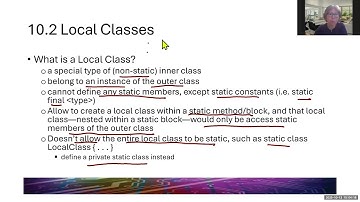 Book Java OOP and Data Structures Chapter 10 Video 1