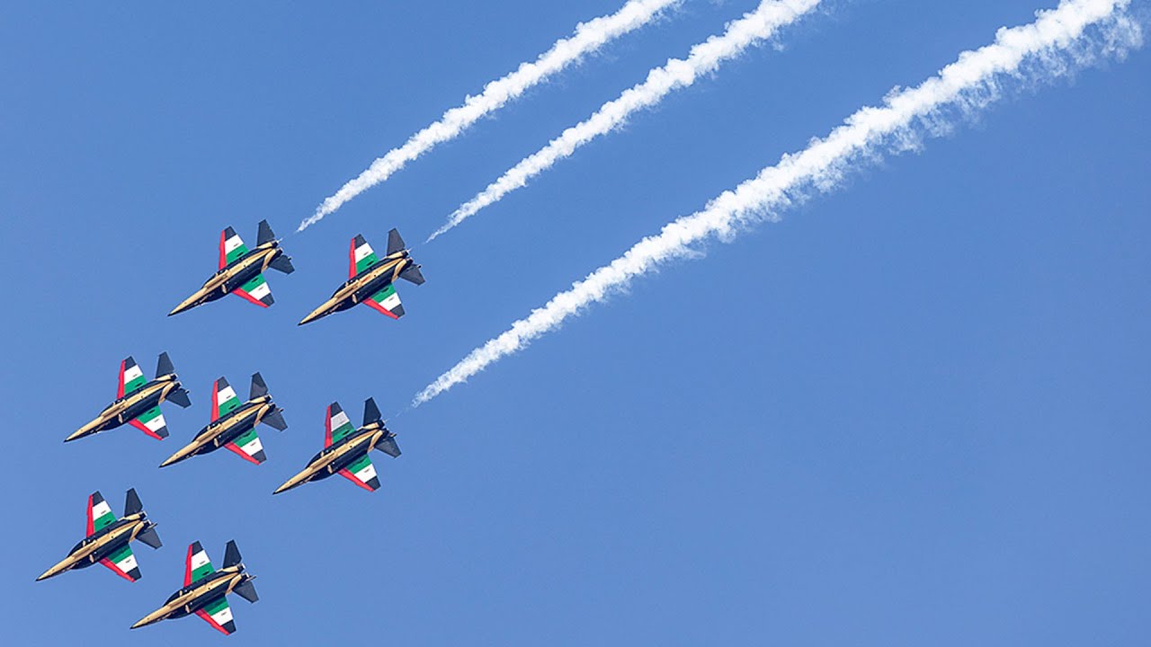 Dubai airshow: UAE display team debuts Chinese made L-15 jet trainers