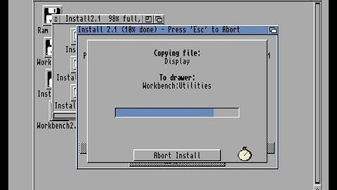 Installing Workbench 2 on a Compact Flash card using WinUAE on a Windows 11 PC