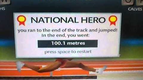 I BEAT the QWOP Game 100.1 m