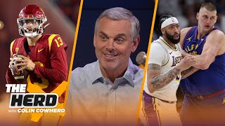 Nuggets expose Lakers flaws in Game 1 win, Caleb Williams will overcome Bears issues | THE HERD
