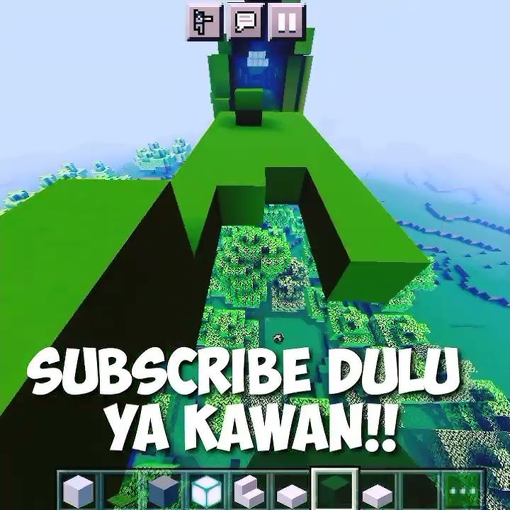 WOW‼️COBA BIKIN PESAWAT SEDERHANA DI Minecraft #shorts