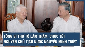 Tổng Bí thư Tô Lâm thăm, chúc Tết nguyên Chủ tịch nước Nguyễn Minh Triết | VTs
