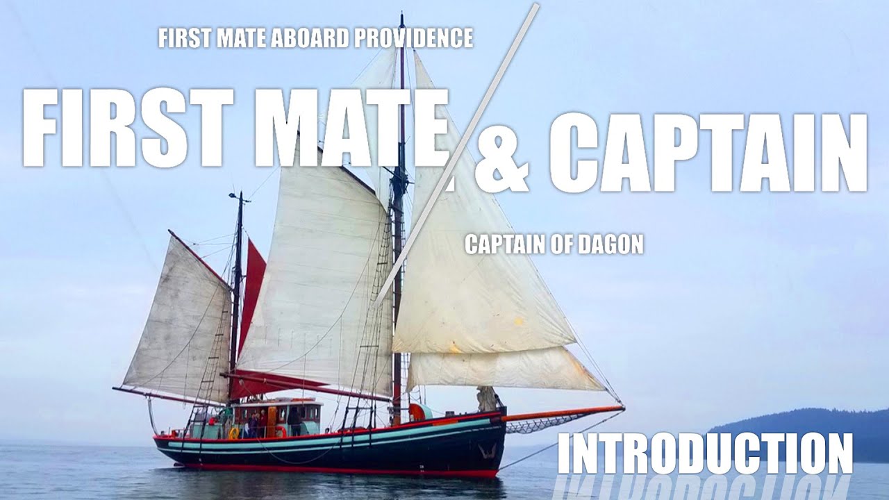 Gaff Rigged Tall ship cargo sailing, First Mate & Captain – Youtube and Patreon Intro