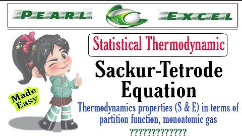 Easy way to understand Sackur–Tetrode equation.