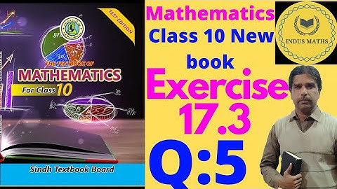 mathematics10 class chapter 17 exercise 17.3 question 5/new book / sets and function/sindh board