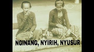 JAWA TEMPO DULU 1 ; Susur Nginang, Cikar, Jual Es, Jual Makanan, Potong Rambut