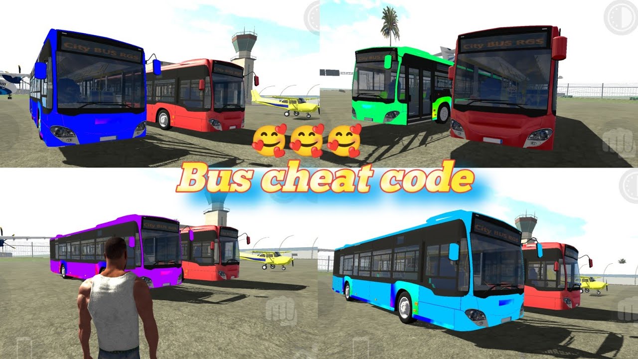 Bus Cheat Code 🤑 | Indian Bike driving 3d New Update| Bus cheat code ...