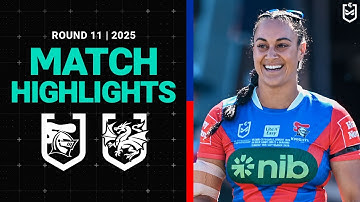 2025 NRLW Match Highlights | Knights v Dragons | Round 11