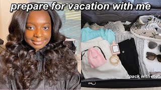 prepare for vacation with me (hair, nails, pack with me) ft. DYHair777