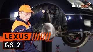 Cum schimb Braț de suspensie roată LEXUS GS (UZS161, JZS160) - tutoriale video
