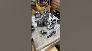 Mordheim Terrain about to get to the final steps!