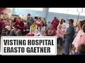 Cris Cyborg Visiting Hospital Erasto Gaertner in Brazil  part 1