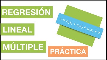 REGRESIÓN LINEAL MÚLTIPLE - PRÁCTICA | #17 Curso Machine Learning con Python
