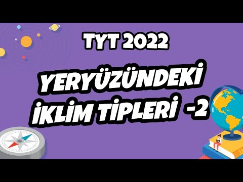 Yeryüzündeki İklim Tipleri -2 | TYT Coğrafya 2022 #hedefekoş