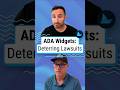 ADA Widgets: Deterring Lawsuits