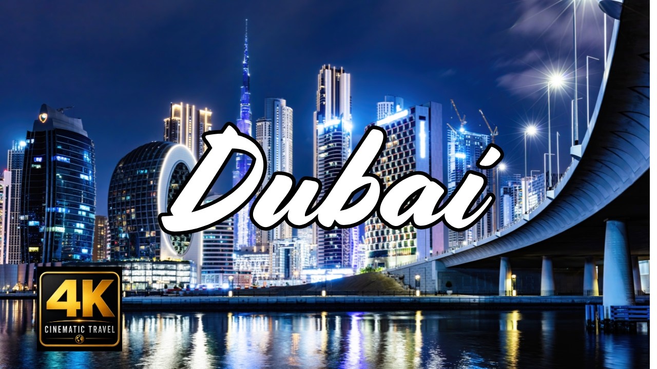 🌃 DUBAI AT NIGHT, UAE 🇦🇪 | BURJ KHALIFA & THE WORLD'S MOST FUTURISTIC SKYLINE | 4K CINEMATIC TRAVEL