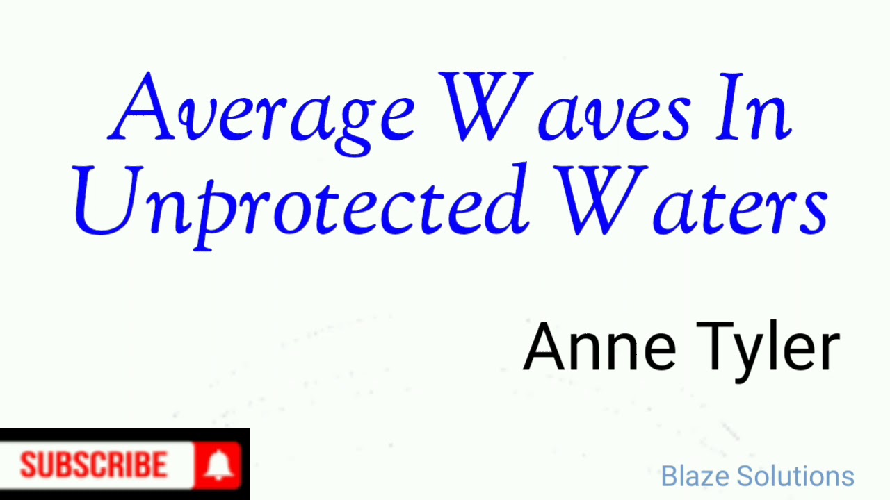 Fourth sem - Spectrum - Average Waves In Unprotected Waters - Anne