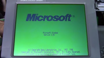 Windows 2.03 on an Amstrad PPC640 in 2020