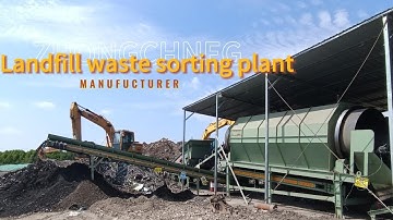 landfill waste sorting machine/trash sorting machine