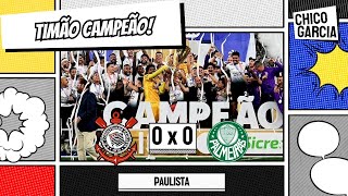 Thumbnail for CORINTHIANS 0 X 0 PALMEIRAS: HUGO HERÓI, MEMPHIS GENIAL, O CHORO DE YURI, FIEL INCRÍVEL. CAMPEÃO!