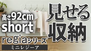 小さいアイアンハンガーラック Mini Regia-ミニレジーア-「Accent+ -アクセントプラス-」ハンガーラック 家具 コートハンガー インテリア アイアン 収納