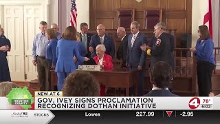 Gov. Ivey signs proclamations recognizing Dothan initiative