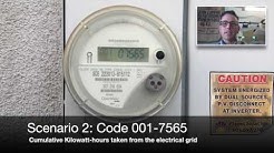 How to read a smart meter with solar panels