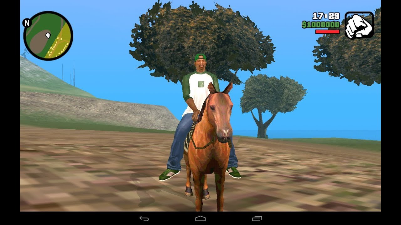 Mod Horse Riding--Езда на лошади GTA SA ANDROID