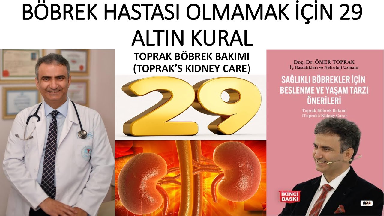 BÖBREK HASTASI OLMAMAK İÇİN 29 ALTIN KURAL