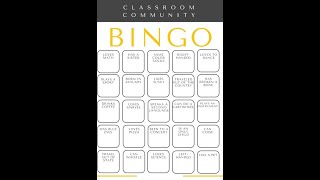 Classroom BINGO: Tips & Tricks