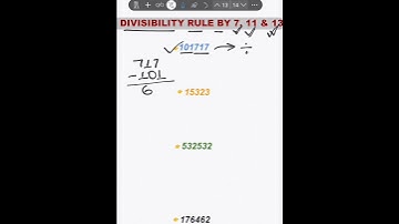 Divisibility Rule of 7, 11 & 13 (Part l) || 7x11x13=? || Part ll 👉 Link in description 👇👀