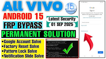 All Vivo Android 15 FRP Bypass Permanent Solution | Google Account Work 100% | Y28s FRP REMOVE |