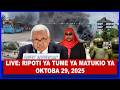 LIVE RIPOTI YA TUME YA KUCHUNGUZA MATUKIO YA MAUAJI OKTOBA 29 2025 
