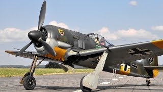 Maiden Flight Of The Best 1/4 Scale Focke Wulf FW190 A5 On Planet