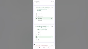 Answer key for Development of eContent: Video Resources #ciet #cbse #quiz #follow #followme