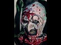 Bolo Art Tattoo | Terrifier Color Realism Tattoo #shorts #tattoo
