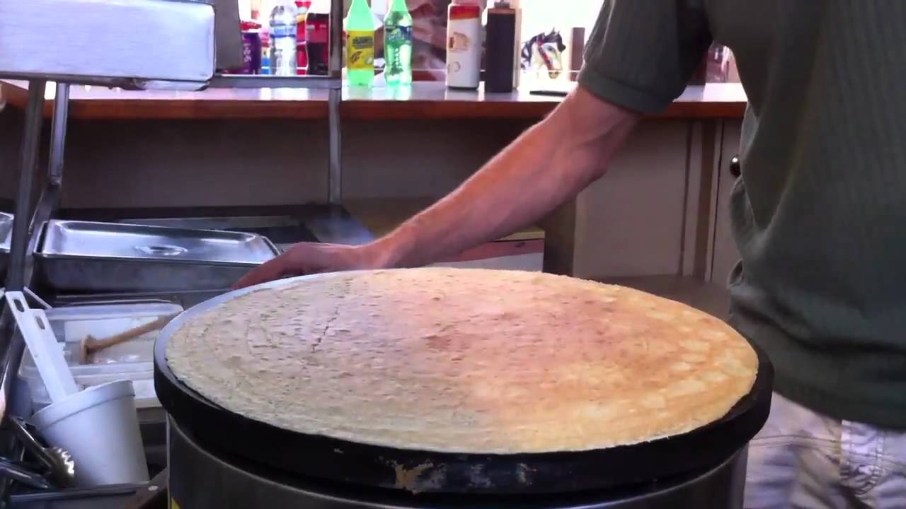 Crepas con cajeta en cabo san Lucas (proceso completo)