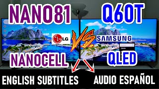 LG NANO81 vs SAMSUNG Q60T - NanoCell vs QLED Smart TVs ¿Tienen HDMI 2.1 para GAMING en 4K a 120Hz?