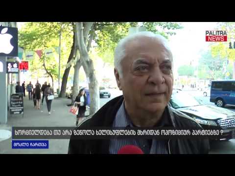 ხორციელდება თუ არა ზეწოლა ხელისუფლების მხრიდან ოპოზიციურ პარტიებზე?