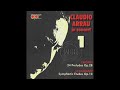 Claudio Arrau plays Schumann Symphonic Etudes Op 13 1976 Prague