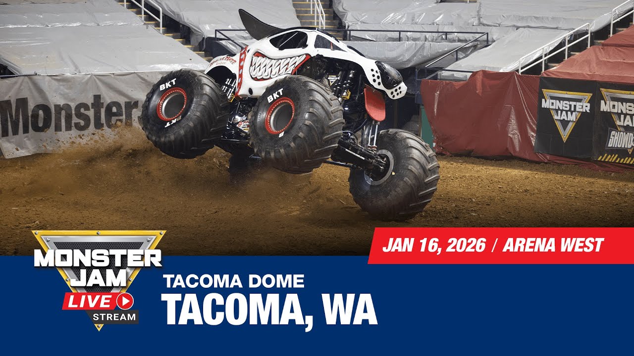 Monster Jam: Tacoma, WA - 1 (Full Event) | Jan 16, 2026 | Arena West