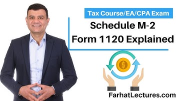 Schedule M 2 form 1120 Explain w/examples