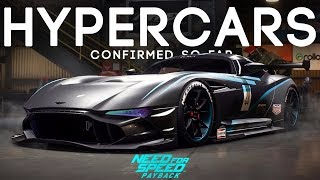 NEED FOR SPEED PAYBACK - ALL HYPERCARS CONFIRMED SO FAR (5 CARS TOTAL)