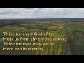 Thine for ever god of love tune brinkwells  4vv with lyrics for congregations