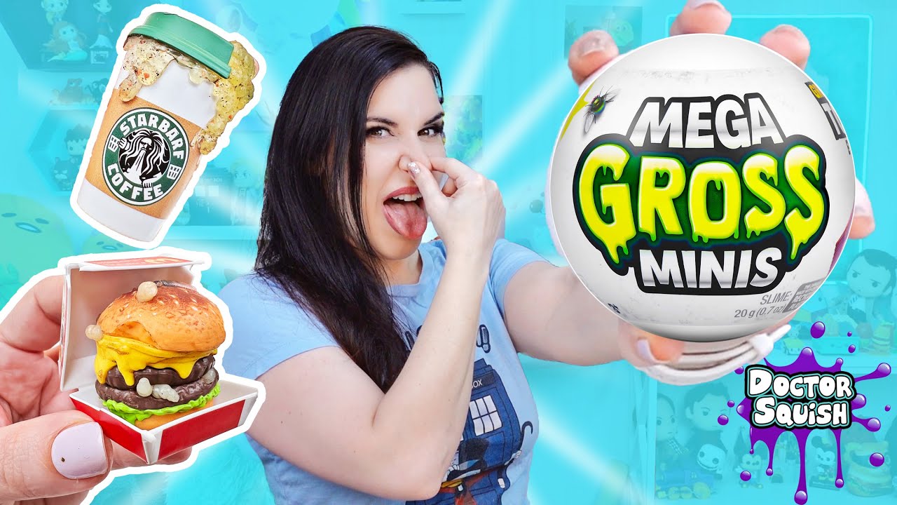 New MEGA Gross Minis! 5 Surprise Mini Brands Gone Bad 