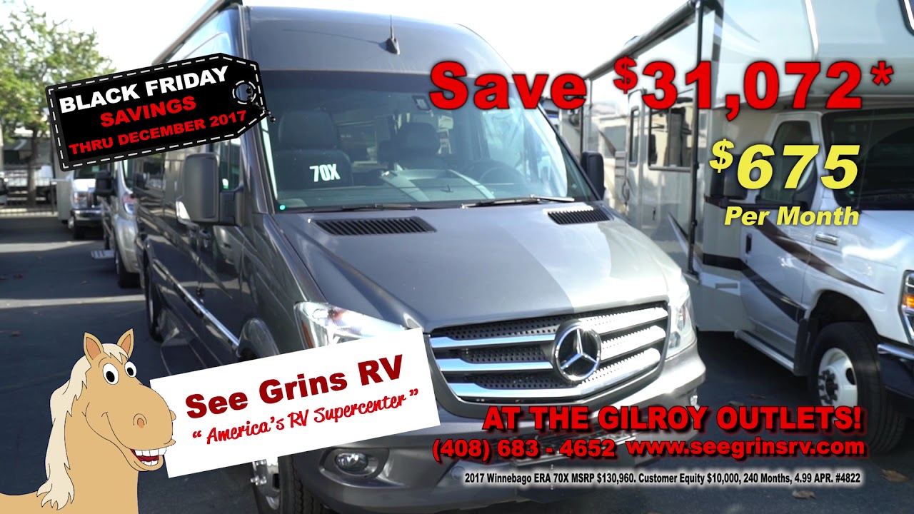 See Grins RV Black Friday Sales Through December 2017 YouTube