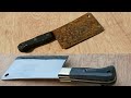 Restoration - Rusty and old Vintage Cleaver