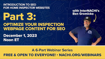Part 3: How to Optimize Your Inspection Webpage Content for SEO